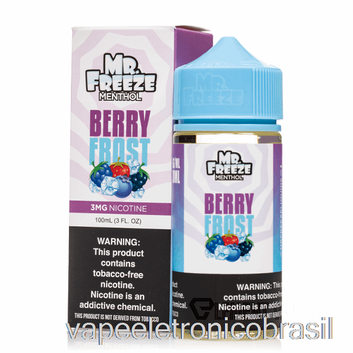 Vape Eletrônico Berry Frost - Mr Freeze - 100ml 3mg